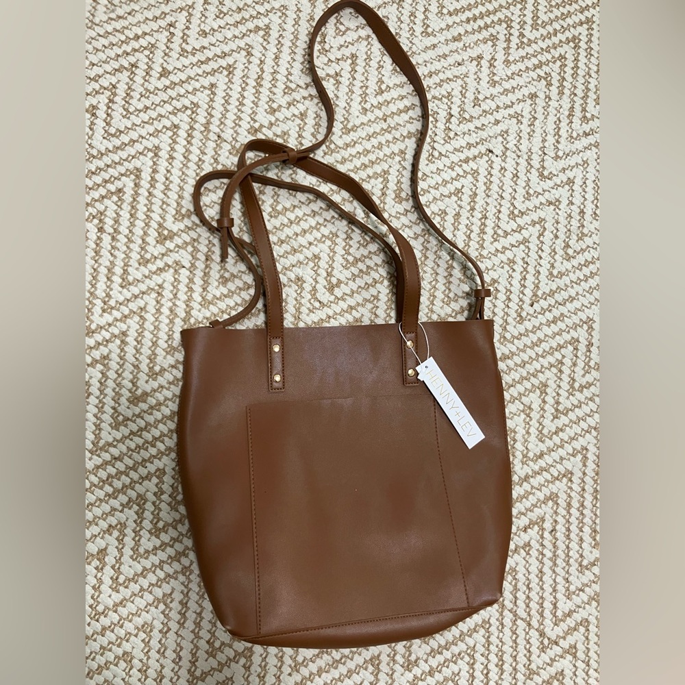 Brown Leather Tote Bag